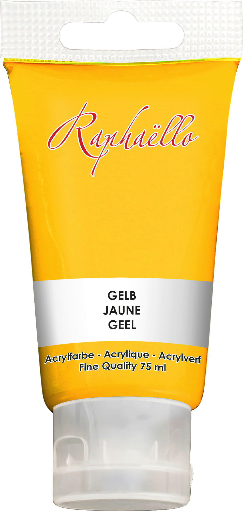 AKRILFESTÉK - sárga, Basics (75ml)