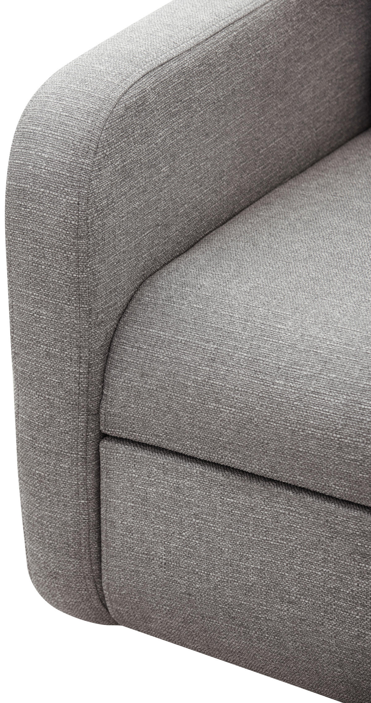 KUTNA GARNITURA tekstil  taupe   - crna/taupe, Trend, tekstil/plastika (214/144cm) - Livetastic