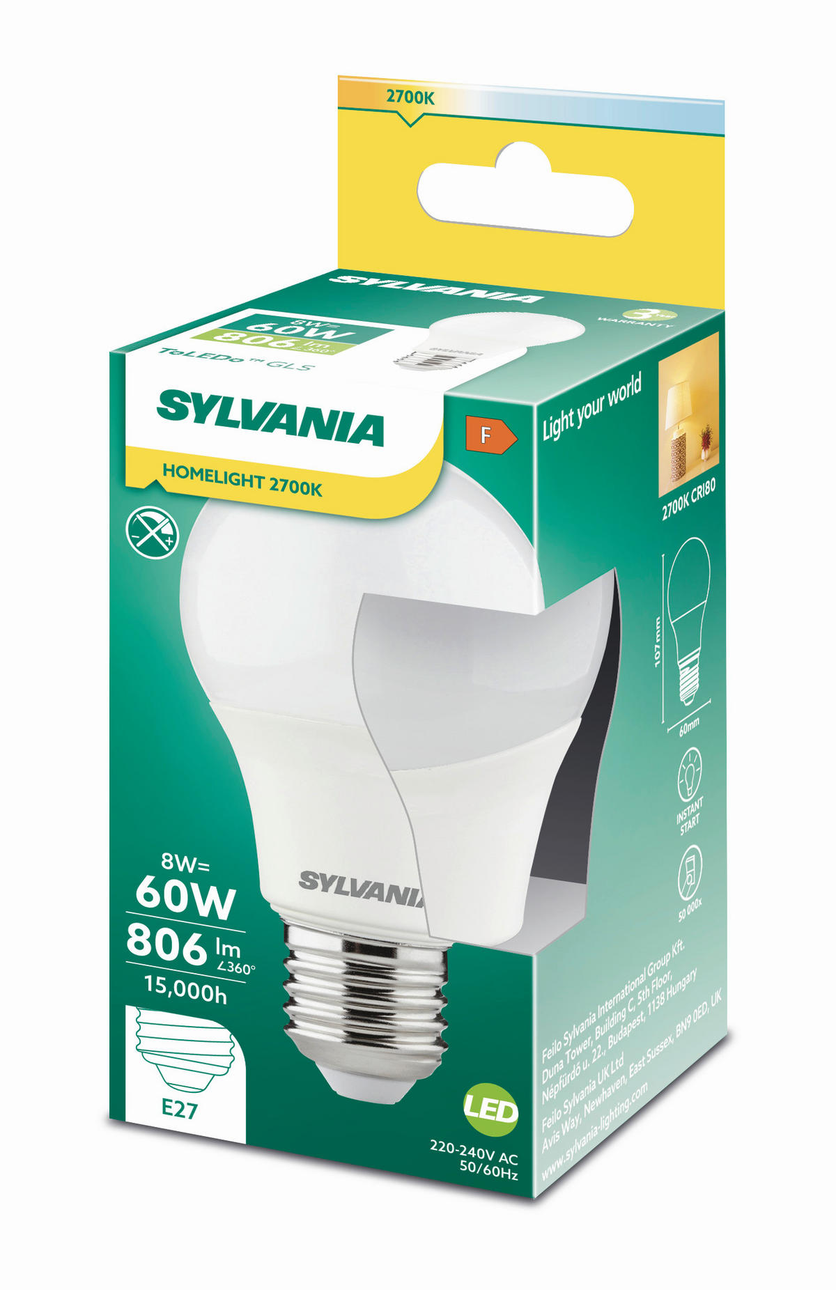 LED FILAMENT IZZÓ   E27  - Basics (6/10,8cm)