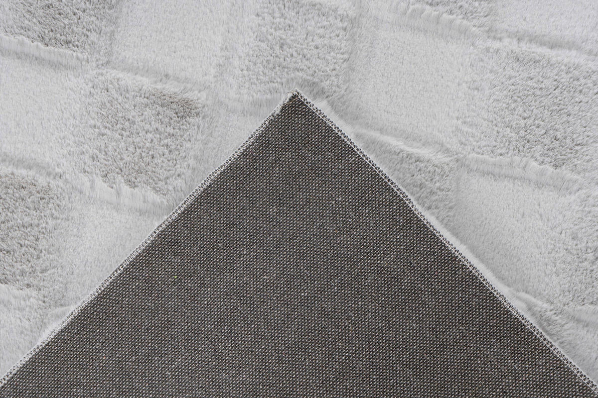 FLACHWEBETEPPICH 160/230 cm Silberfarben  - Silberfarben, Basics, Textil (160/230cm) - Kayoom