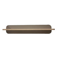 WANDBOARD Nomi Taupe, Sonoma Eiche  - Taupe/Sonoma Eiche, Trend, Holzwerkstoff (86/16/14cm) - Jimmylee