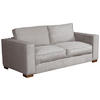 SCHLAFSOFA in Textil Hellgrau  - Dunkelbraun/Hellgrau, Design, Holz/Textil (203/85/99cm) - MID.YOU