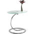 NACHTKÄSTCHEN Chromfarben - Chromfarben, Design, Glas/Metall (55/35/52cm) - XORA