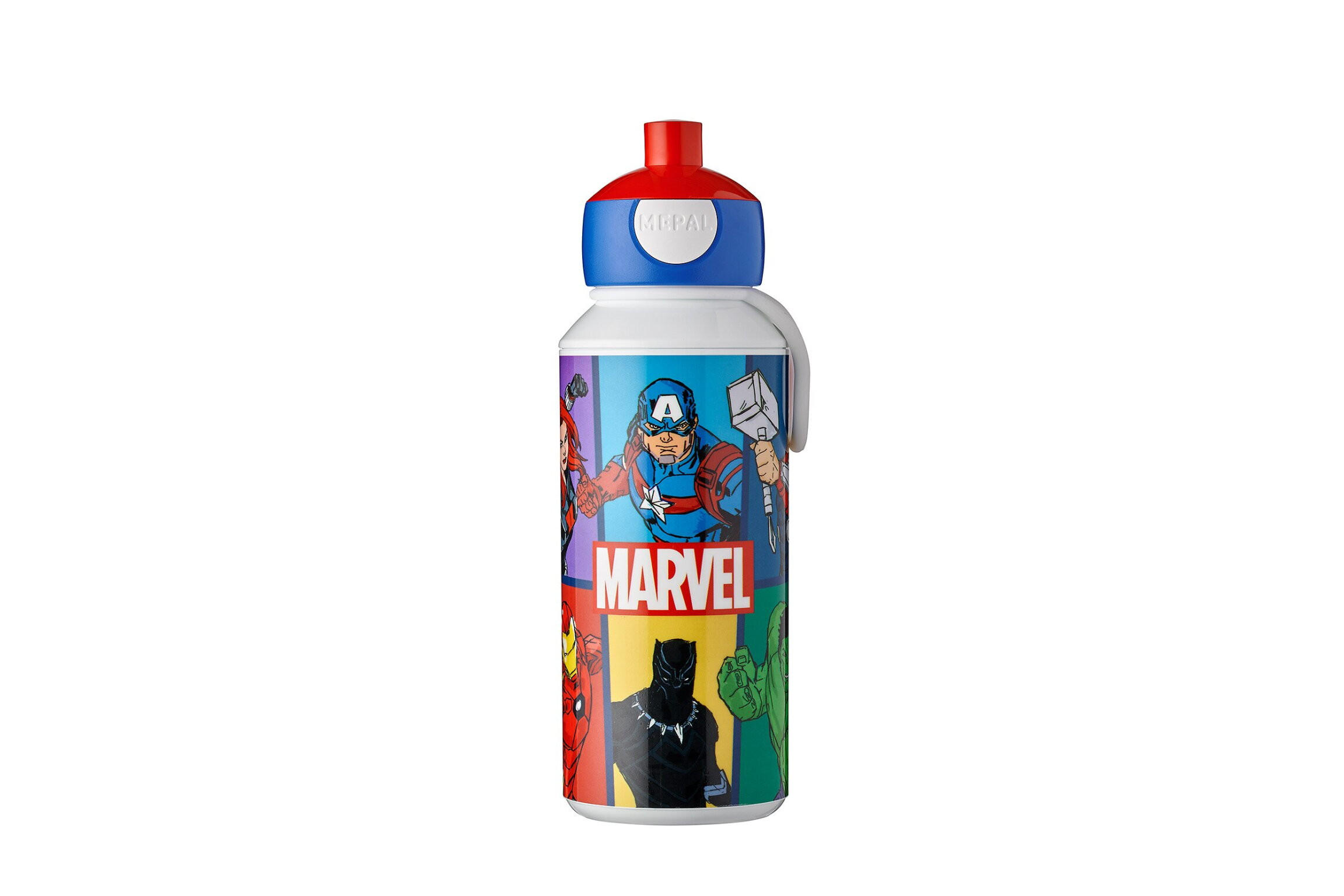 KINDERTRINKFLASCHE  - Blau/Gelb, KONVENTIONELL, Kunststoff (6,4/7,0/18,4cm) - Mepal