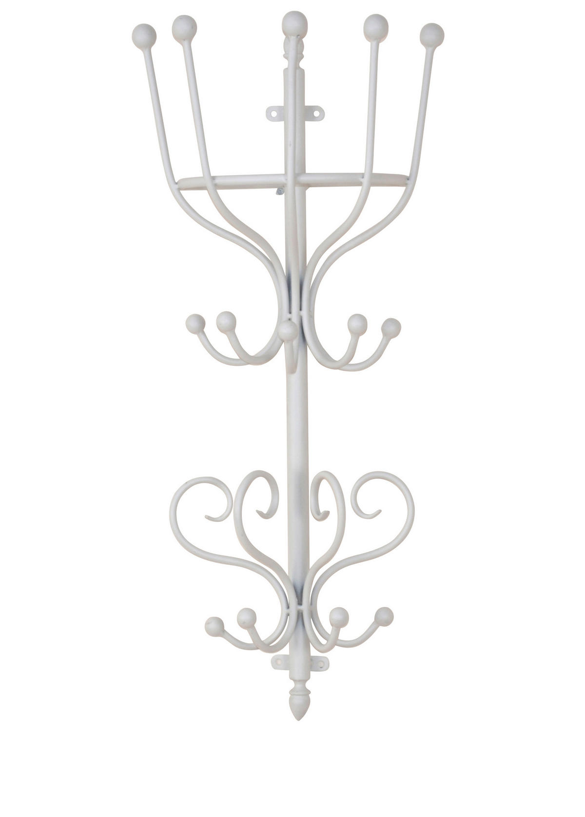 WANDGARDEROBE  in Weiß  - Weiß, Design, Metall (17/29/70cm) - MID.YOU