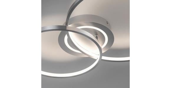 LED-DECKENLEUCHTE 69/55/9 cm - Alufarben, Basics, Kunststoff/Metall (69/55/9cm) - Novel