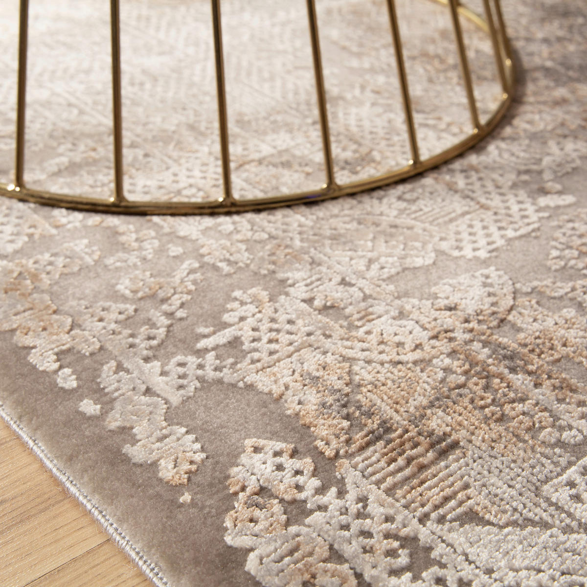 VINTAGE-TEPPICH 200/290 cm My Jewel of Obsession  - Taupe, Konventionell, Textil (200/290cm)