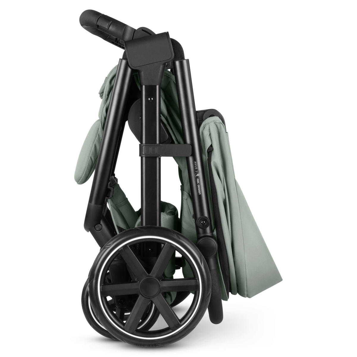 BUGGY Avus 2  - Pastellgrün/Schwarz, Basics, Textil/Metall (54/111/80cm) - ABC Design