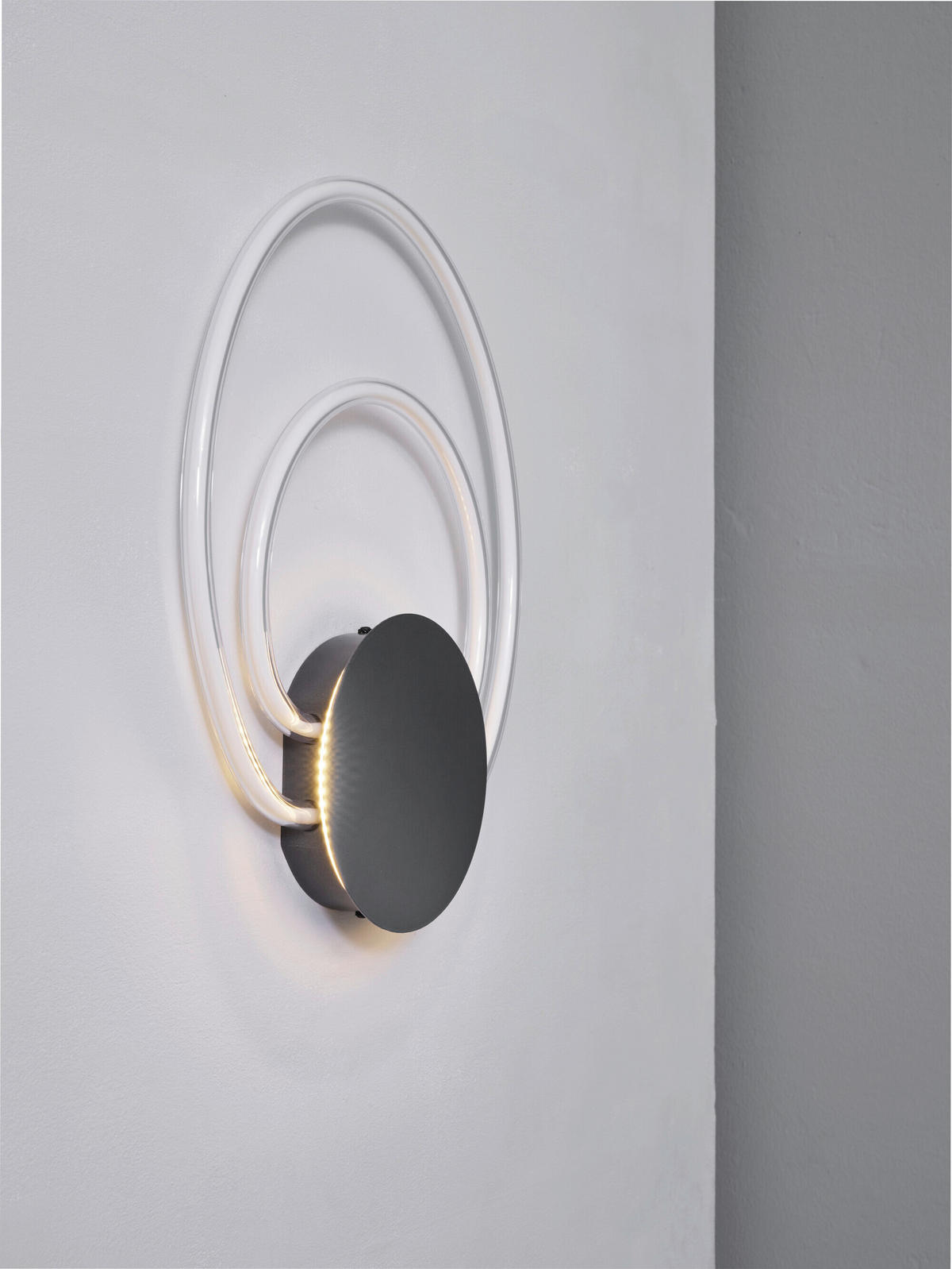 LED-WANDLEUCHTE 33.5/3.9/41.6 cm   - Dunkelgrau, Design, Kunststoff (33.5/3.9/41.6cm) - Osram