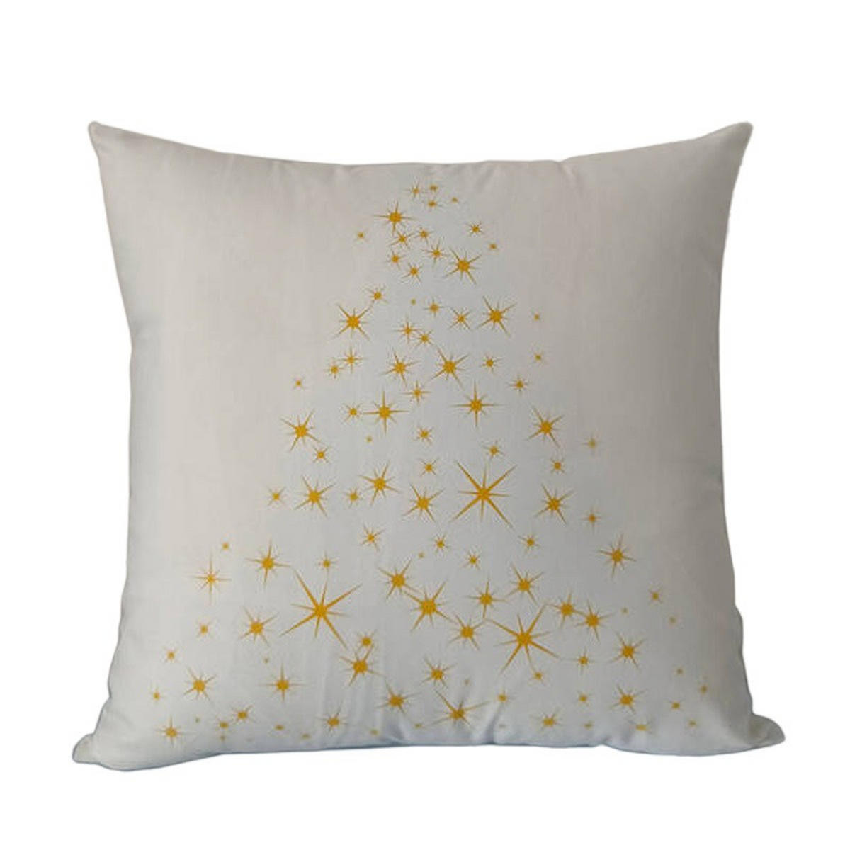 DÍSZPÁRNA  - aranyszínű/fehér, Basics, textil (45/45/5cm)
