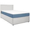 BOXBETT 120/200 cm  in Weiß, Hellblau  - Weiß/Hellblau, KONVENTIONELL, Holz/Holzwerkstoff (120/200cm) - MID.YOU
