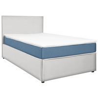 BOXBETT 120/200 cm  in Weiß, Hellblau  - Weiß/Hellblau, KONVENTIONELL, Holz/Holzwerkstoff (120/200cm) - MID.YOU