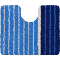 WC-VORLEGER Blau 50/60 cm  - Blau, Basics, Kunststoff/Textil (50/60cm) - Grund