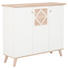 KOMODA HIGHBOARD, bílá, barvy dubu - bílá/barvy dubu, Design, kompozitní dřevo (133/113/45cm) - Carryhome KOMODA HIGHBOARD, bílá, barvy dubu - bílá/barvy dubu, Design, kompozitní dřevo (133/113/45cm) - Carryhome