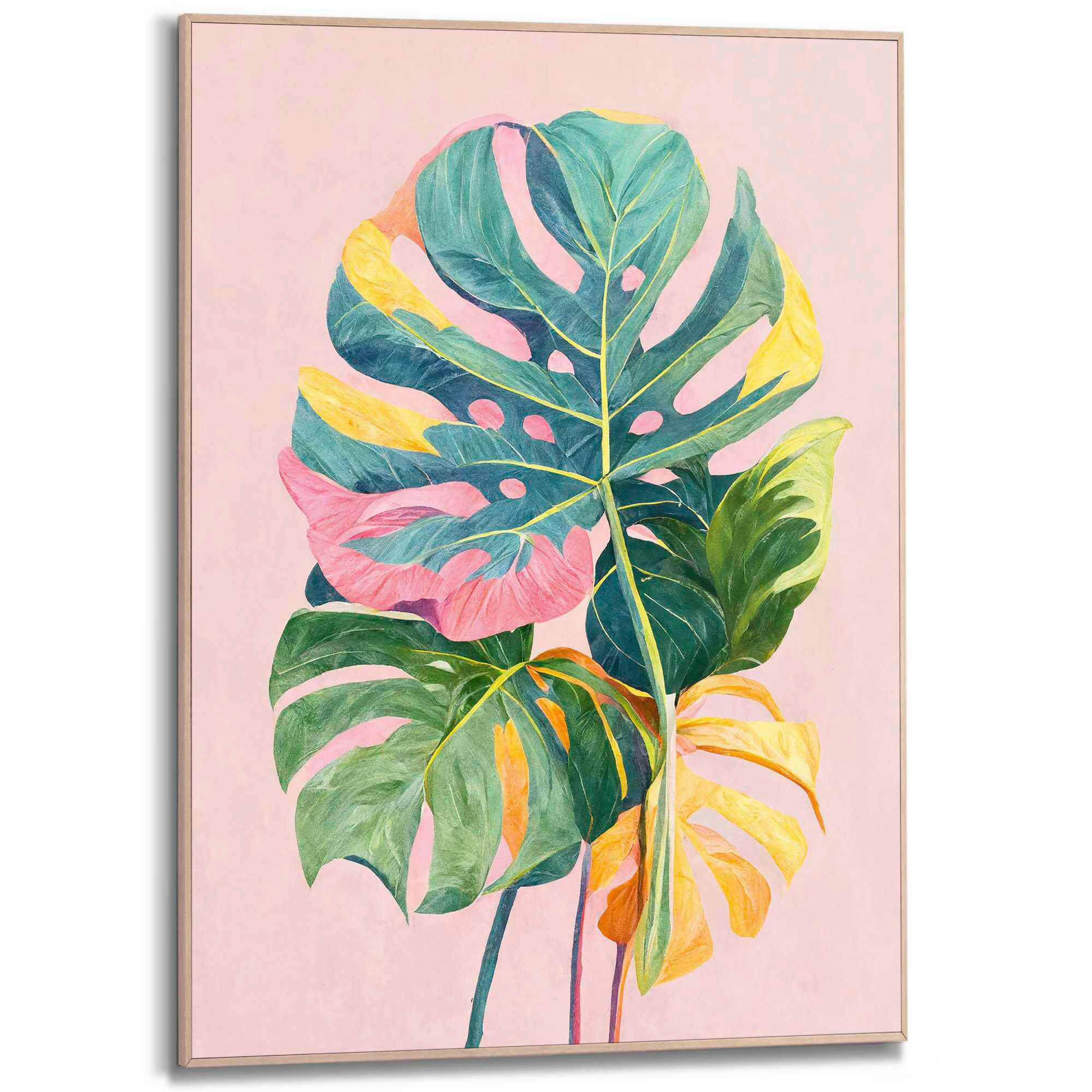 BILD 50/70 cm  - Multicolor, Trend, Holzwerkstoff (50/70cm) - Reinders!