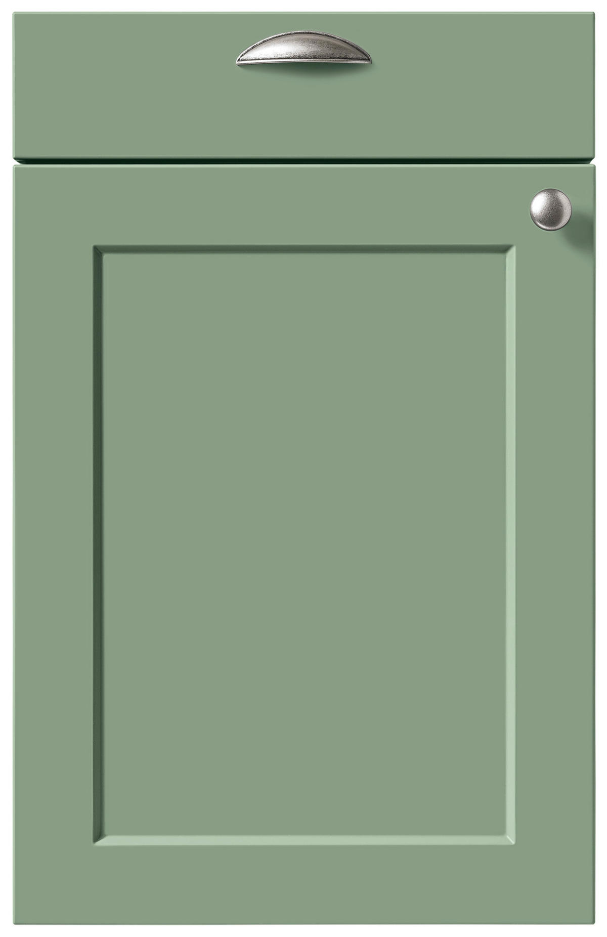 VGRADNA KUHINJA - žajbljevo zelena, Trendi, leseni material - Novel