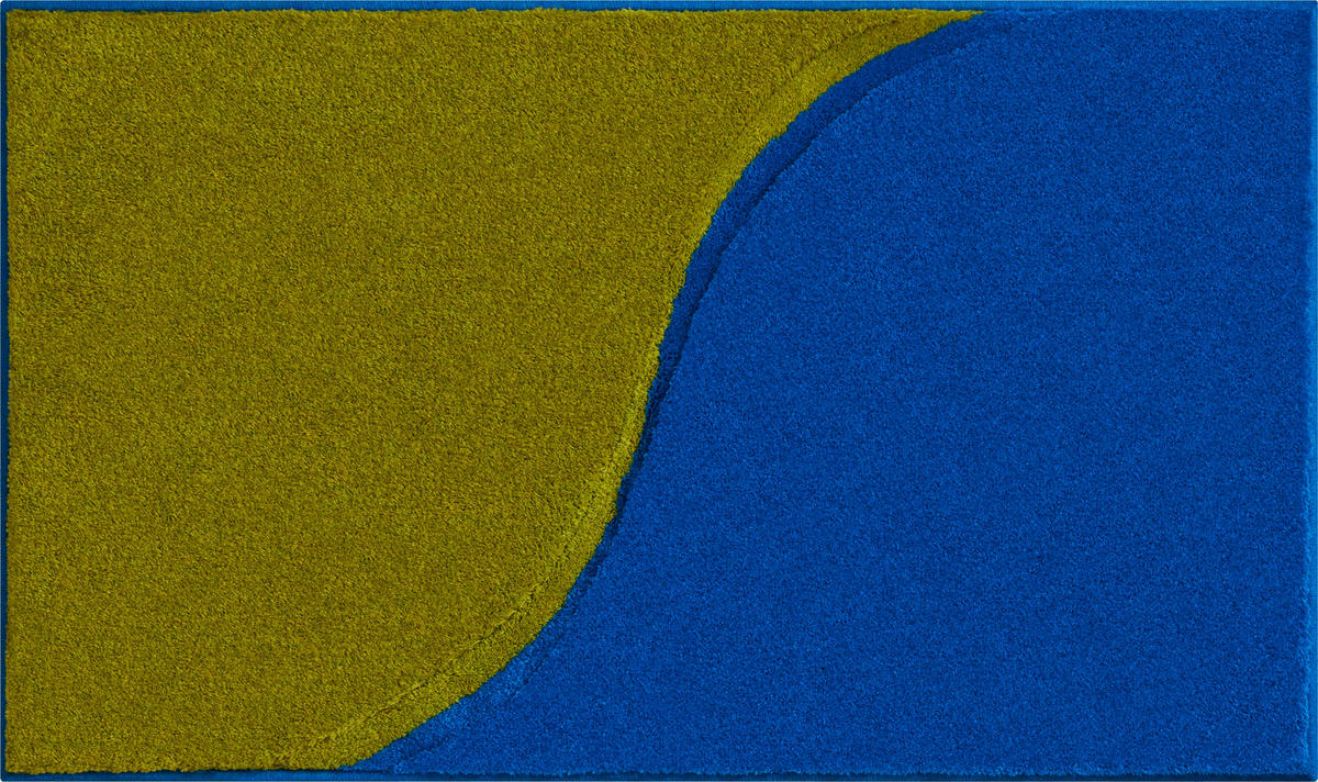 KOBERČEK DO KÚPEĽNE, 60/100 cm - modrá/zelená, Basics, textil/plast (60/100cm) - Grund