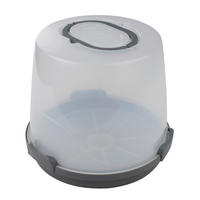 BOX NA PRENÁŠANIE MÚČNIKOV  - biela/tmavosivá, Basics, plast (25cm) - Dr.Oetker