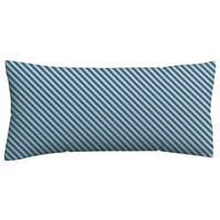 KOPFPOLSTERBEZUG WOVEN SATIN FADE 40/80 cm  - Blau/Hellgrau, Basics, Textil (40/80cm) - Schlafgut