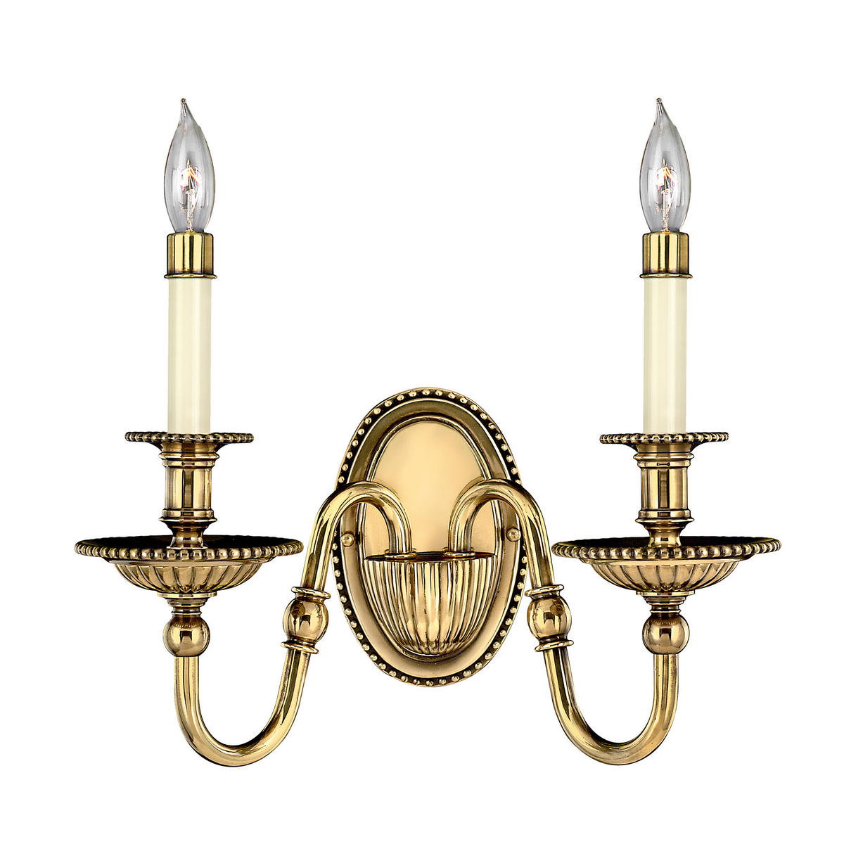WANDLEUCHTE - Messingfarben, Konventionell, Metall (34.2/27/23.3cm) - Elstead Lighting