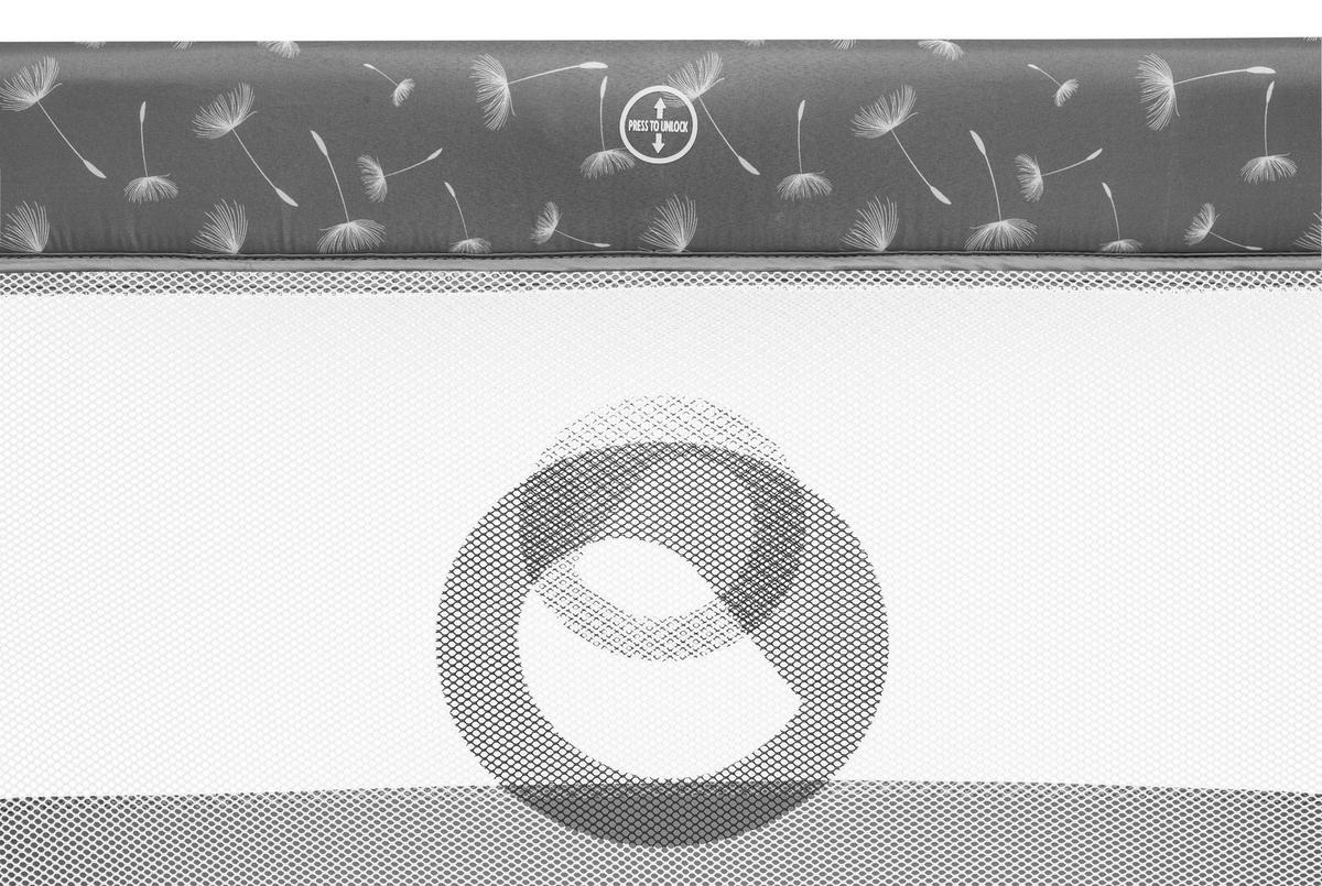 REISEBETT Stefi Plus Grau, Weiß  - Weiß/Grau, Basics, Kunststoff (125/65/76cm) - Lionelo