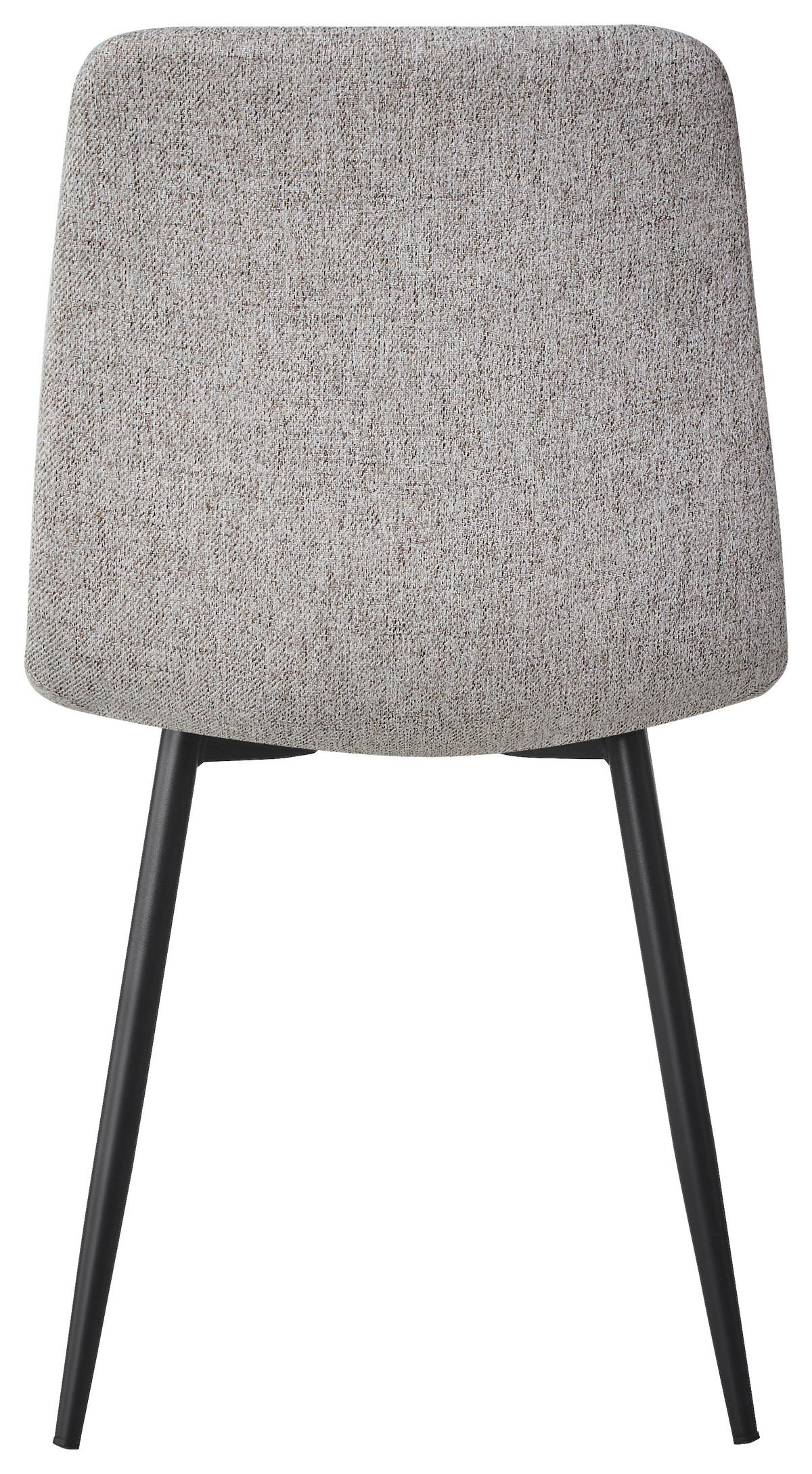 STUHL Webstoff Taupe, Schwarz  - Taupe/Schwarz, Design, Textil/Metall (45/86.5/55cm) - Stylife