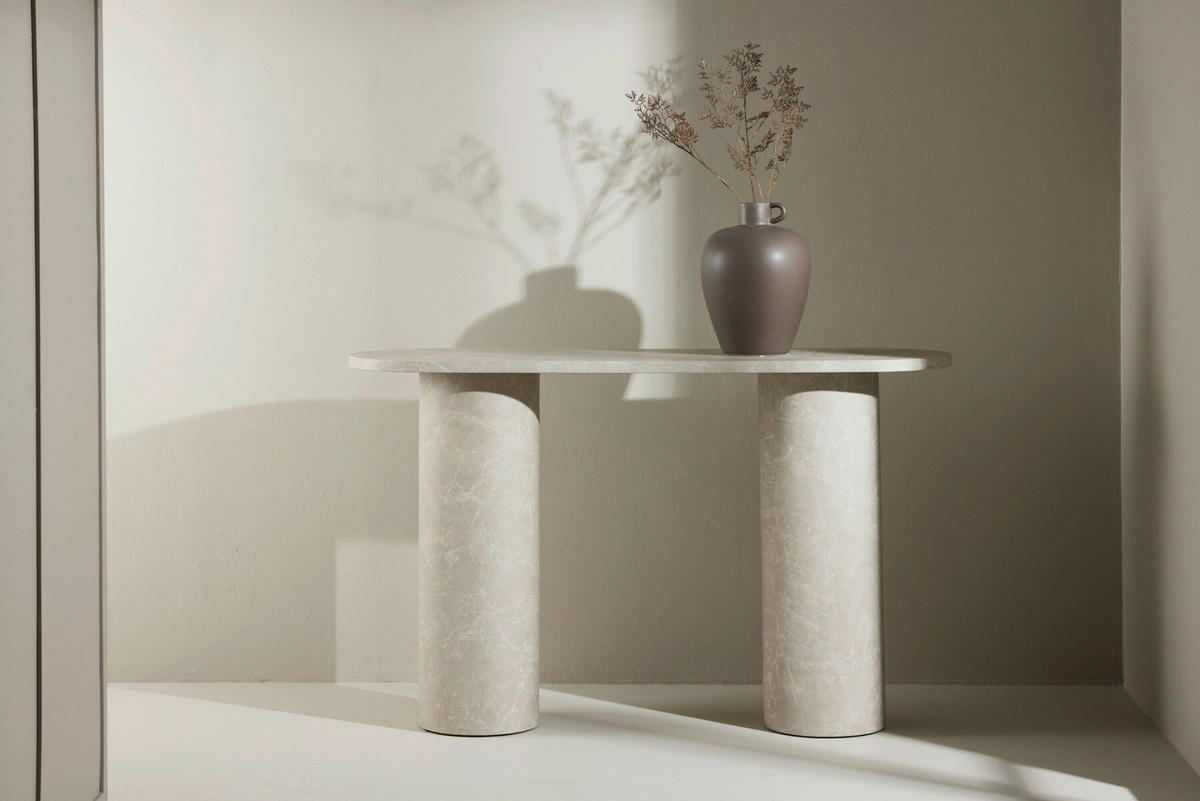 BEISTELLTISCH in Holz 120/40/80 cm  - Beige, MODERN, Holz (120/40/80cm) - Livetastic