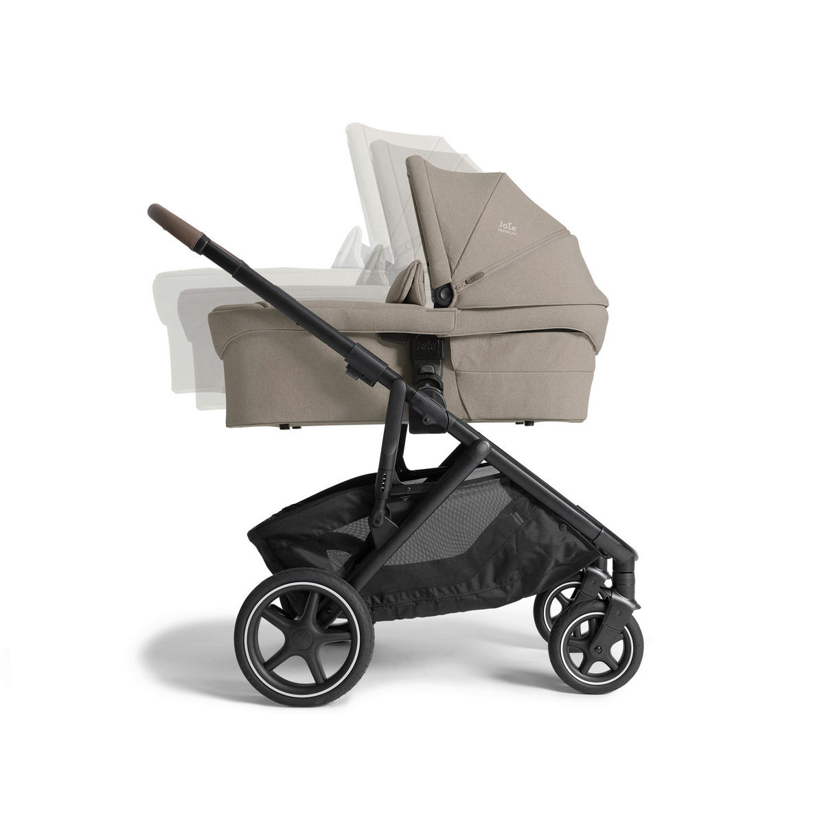 KINDERWAGENSET  Versiti 4in1  Sandstone  - Beigebraun/Schwarz, Basics, Textil/Metall (64/109/114cm) - Joie