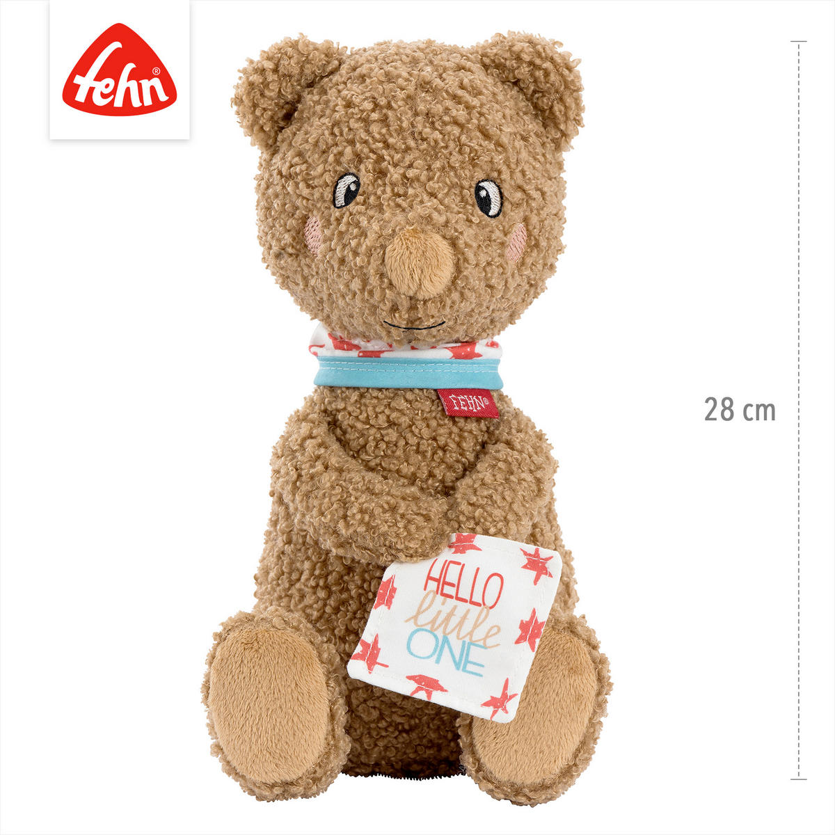 KUSCHELTIER FredErik  - Hellbraun, Basics, Textil (29/11/9,1cm) - Fehn