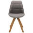 STUHL in Textil Eichefarben, Hellgrau - Eichefarben/Hellgrau, Design, Holz/Textil (49/87,5/56cm) - Carryhome STUHL in Textil Eichefarben, Hellgrau - Eichefarben/Hellgrau, Design, Holz/Textil (49/87,5/56cm) - Carryhome