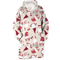 PONCHO 87/70 cm    - Multicolor, Basics, Textil (87/70cm) - X-Mas