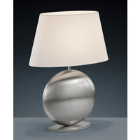 TISCHLEUCHTE 36/51 cm   - Messingfarben, Basics, Textil/Metall (36/51cm) - Bankamp