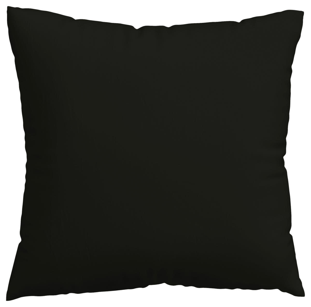 KOPFKISSENBEZUG KNITTED JERSEY 80/80 cm  - Schwarz, Basics, Textil (80/80cm) - Schlafgut