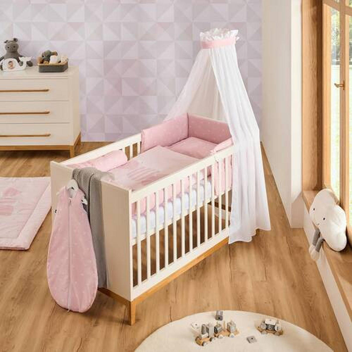 BABYSCHLAFSACK TURTLE FAMILY    90   - Altrosa, Basics, Textil (90null) - Avelia