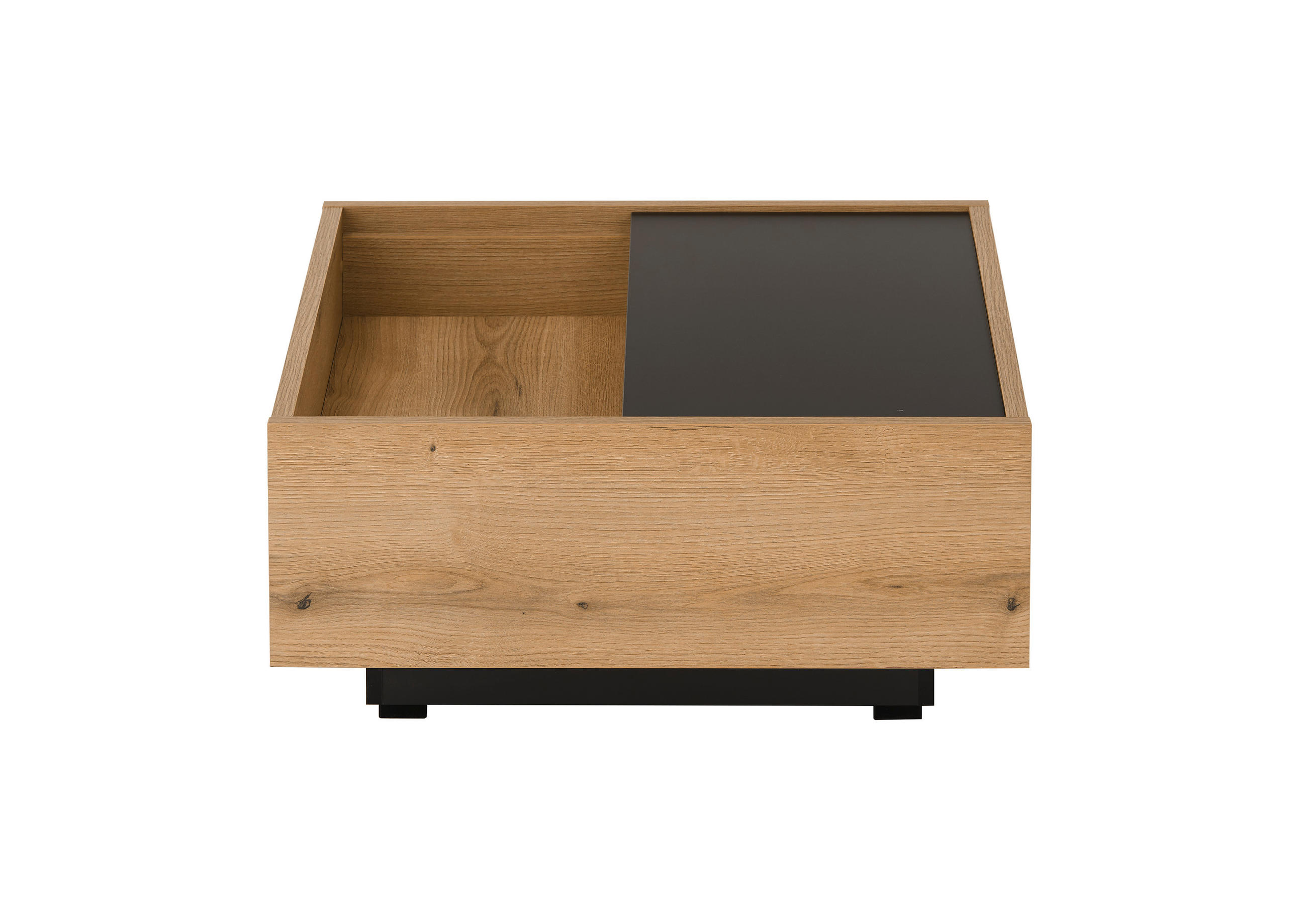 COUCHTISCH in Holzwerkstoff 76/35/75 cm  - Eichefarben/Graphitfarben, Design, Holzwerkstoff (76/35/75cm) - MID.YOU