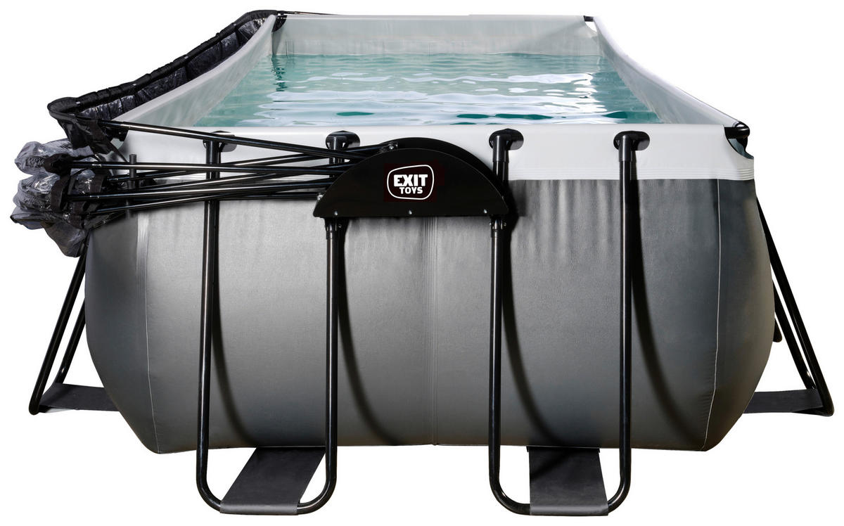 POOL 400/200/100 cm  - Anthrazit, Konventionell, Kunststoff/Metall (400/200/100cm) - EXIT Toys