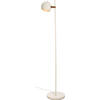 GOLVLAMPA  26/147,5/37 cm   - vit/kromfärg, Design, metall/textil (26/147,5/37cm)