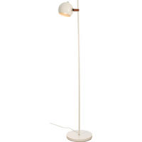 GOLVLAMPA  26/147,5/37 cm   - vit/kromfärg, Design, metall/textil (26/147,5/37cm)