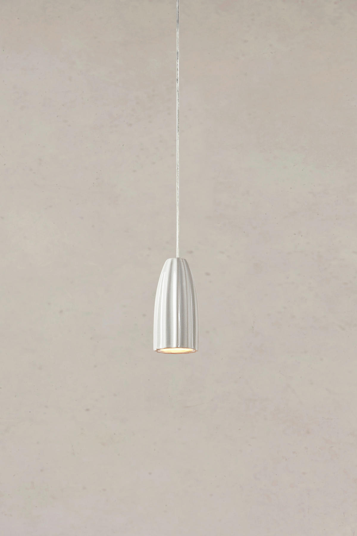 PENDELLEUCHTE CLAY 8,5/17,5/8,5 cm  - Weiß, Trend, Keramik (8,5/17,5/8,5cm) - Markslöjd