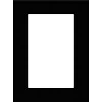 PASSEPARTOUT in Schwarz  - Schwarz, Basics, Papier (30/40/0,1cm)