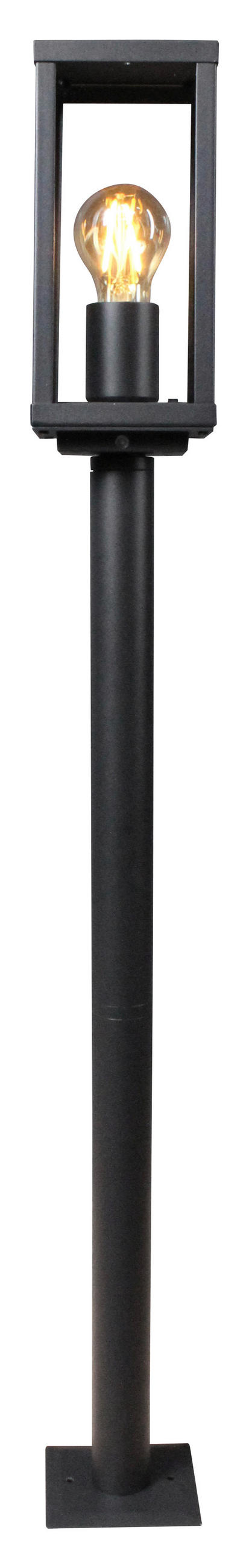 WEGELEUCHTE Karo   - Klar/Schwarz, Basics, Glas/Metall (100/11/11cm) - Sonax