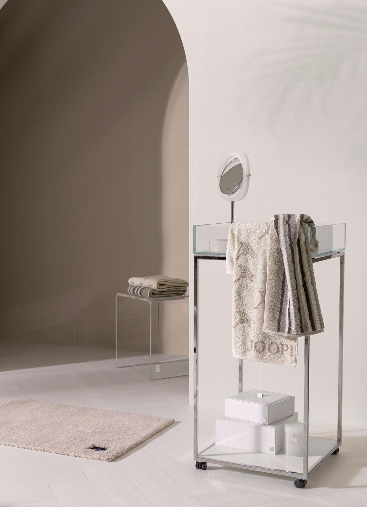 GÄSTETUCH Move Beige 30/50 cm  - Beige, Basics, Textil (30/50cm) - Joop!