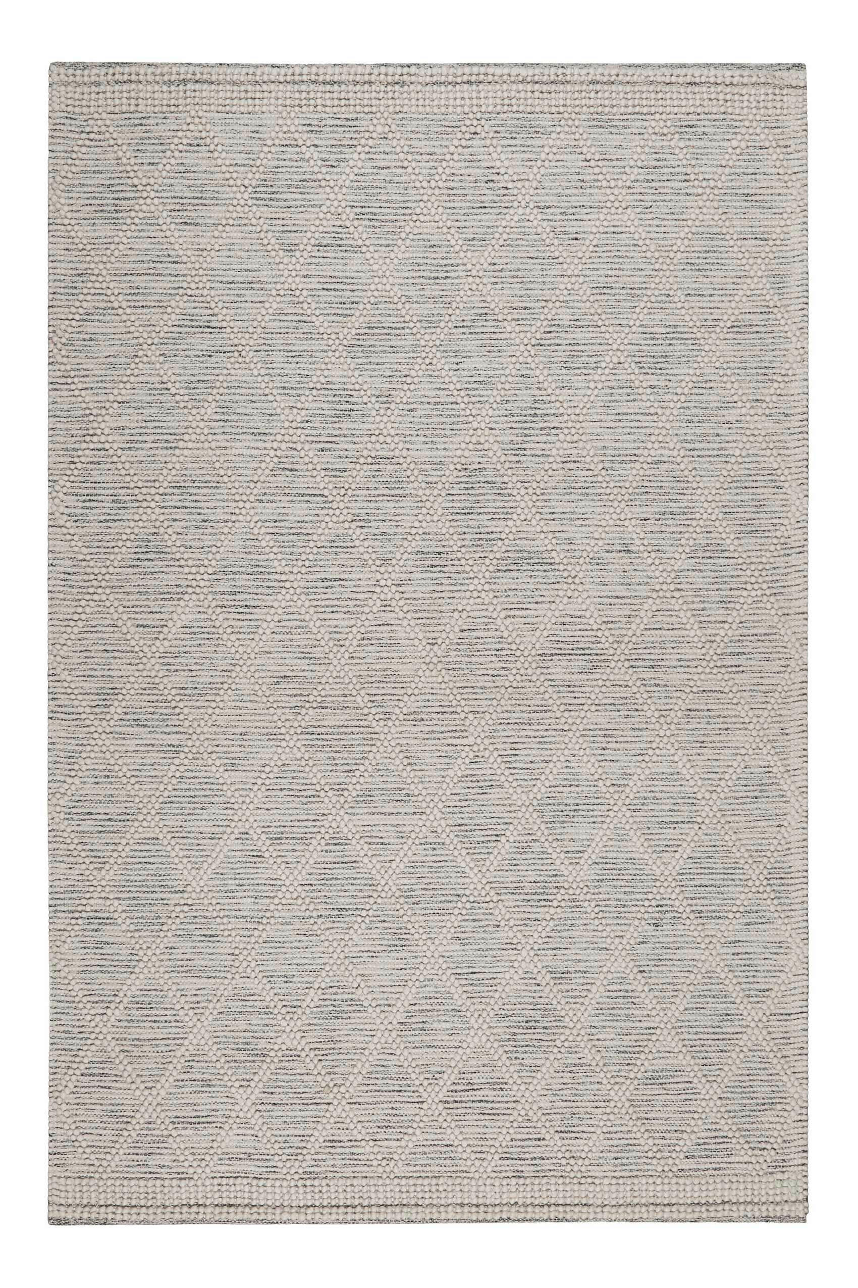 HANDWEBTEPPICH 80/150 cm Amy Creme, Dunkelgrau rechteckig  - Dunkelgrau/Creme, Design, Textil (80/150cm) - Esprit