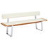SITZBANK 200/80/52 cm in Weiß, Eichefarben - Eichefarben/Weiß, Design, Leder/Holz (200/80/52cm) - Team 7 SITZBANK 200/80/52 cm in Weiß, Eichefarben - Eichefarben/Weiß, Design, Leder/Holz (200/80/52cm) - Team 7