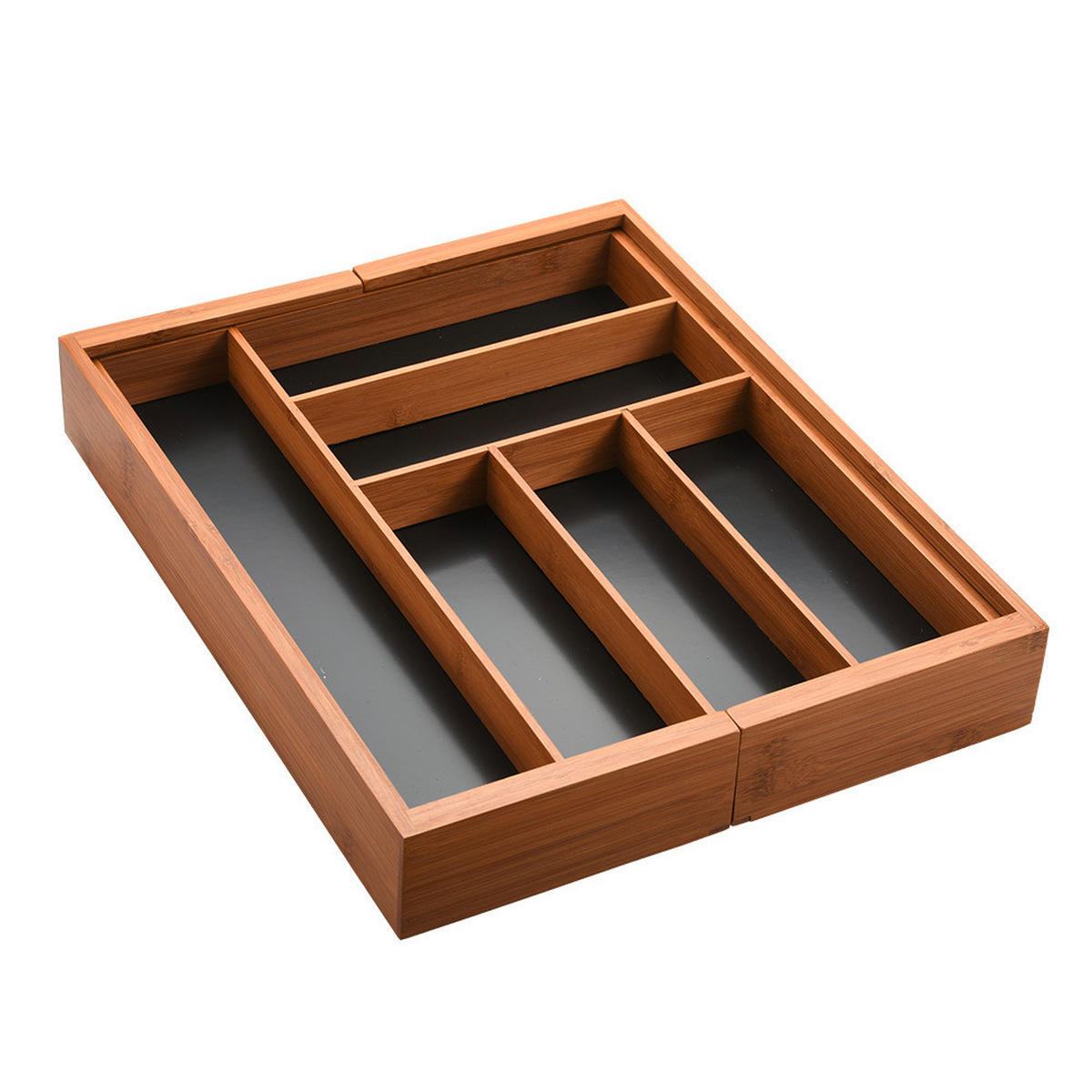 SCHUBLADENEINTEILUNG - Braun, Basics, Holz (35-58/6,5/43cm) - Kesper