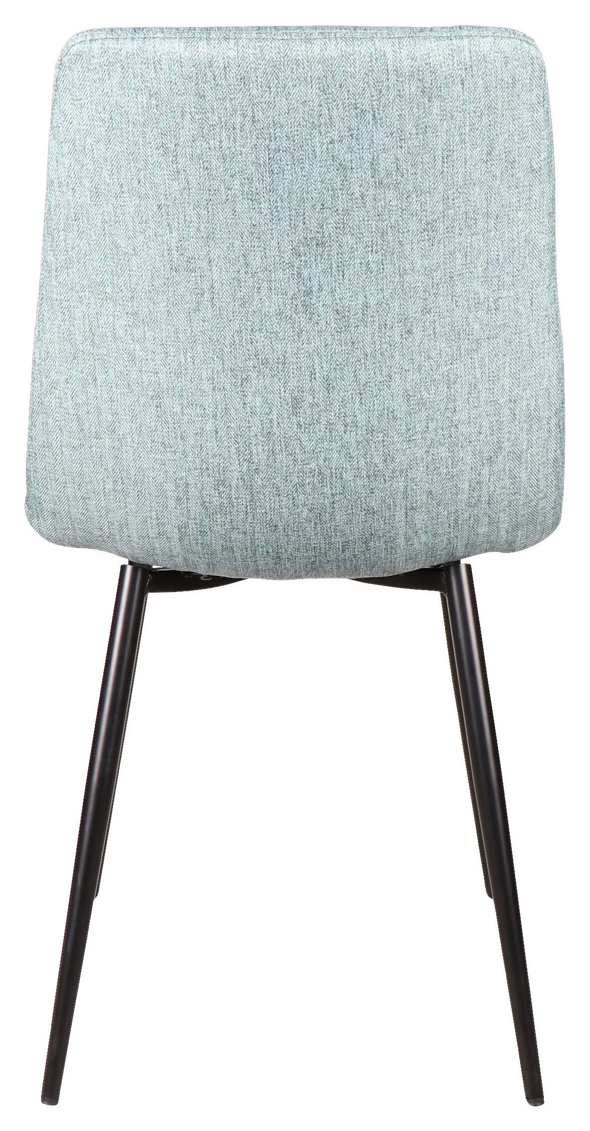 STOL, kovina, tekstil črna, žadasto zelena  - črna/žadasto zelena, Design, kovina/tekstil (45/86/55cm) - Xora
