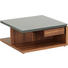 COUCHTISCH in Holz, Glas 70/70/30,9 cm - Nussbaumfarben/Grau, Design, Glas/Holz (70/70/30,9cm) - Now by Hülsta COUCHTISCH in Holz, Glas 70/70/30,9 cm - Nussbaumfarben/Grau, Design, Glas/Holz (70/70/30,9cm) - Now by Hülsta