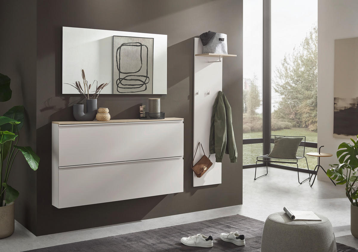 GARDEROBENPANEEL  in 40/170/28 cm  - Kaschmir, Design, Holzwerkstoff (40/170/28cm) - Voleo