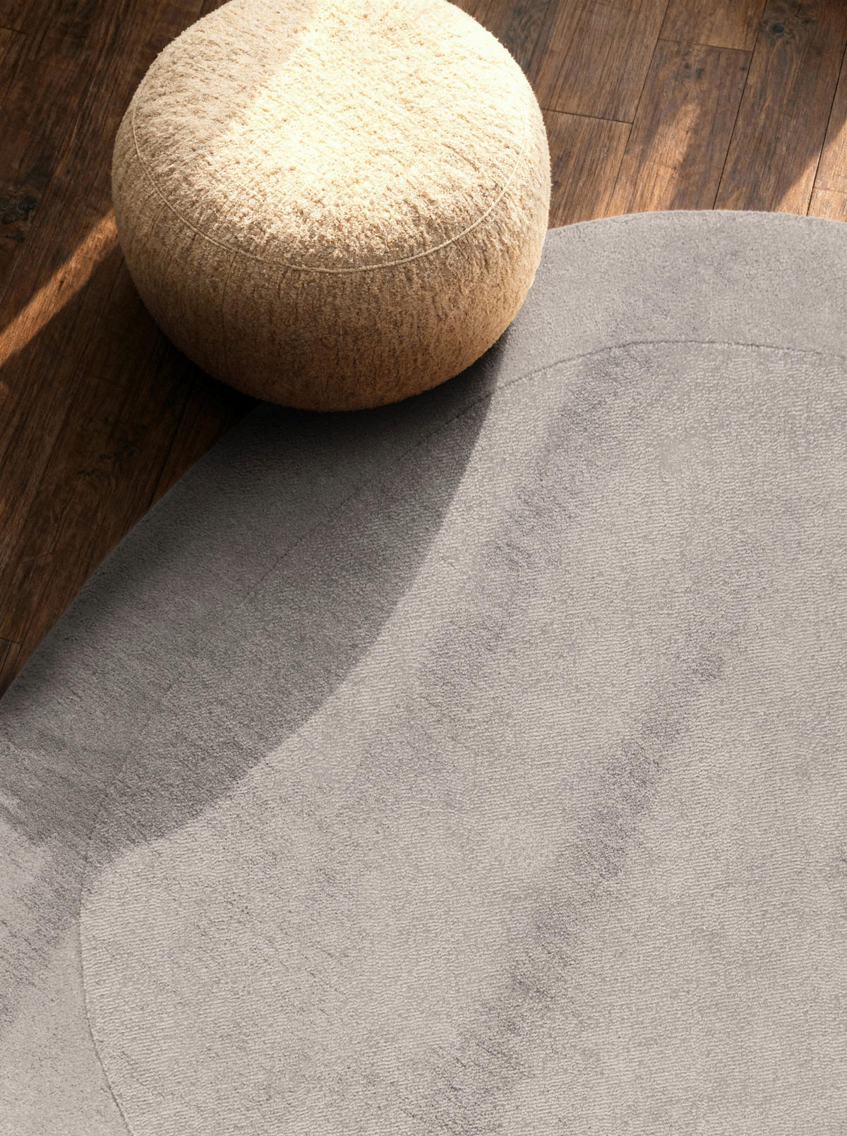 WOLLTEPPICH 160 cm 1812 Grau organisch  - Grau, KONVENTIONELL, Textil (160cm) - Villeroy & Boch