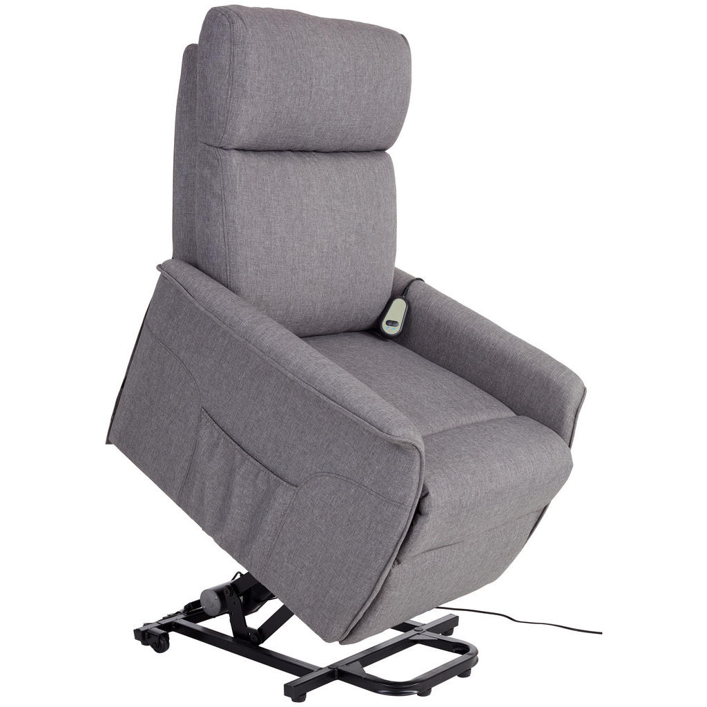 Thumbnail - Mid.you Relaxsessel, Grau, Metall, Textil, 66x80-97x90-159.5 cm, Wohnzimmer, Sessel, Relaxsessel